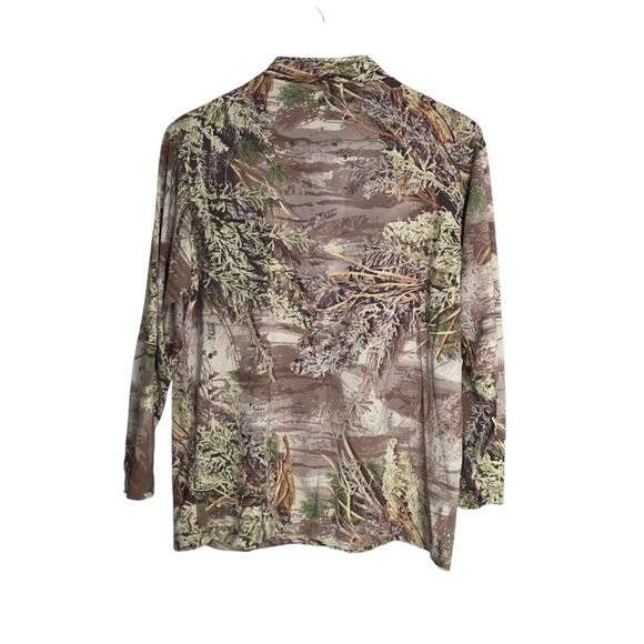 Women's - Cabela's Camo Long Sleeve Quarter Zip Top, Size Medium - Picture 5 of 8